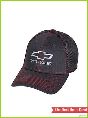 Chevy Bowtie Flexfit Stretch Fitted Baseball Cap Performance Hat